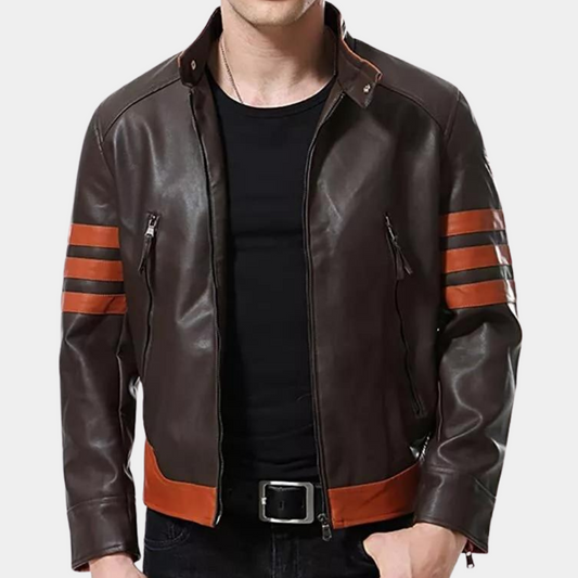 MARCUS - Stilvolle klassische Bikerjacke für den modernen Mann