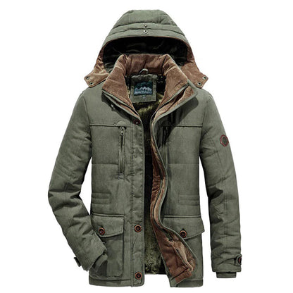 Colton - Stylische Winterjacke für Männer mit Fleece-Futter
