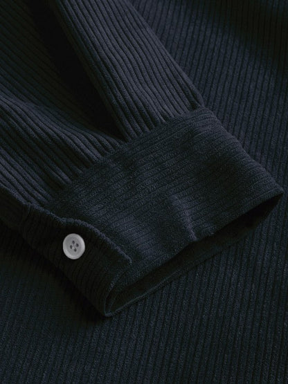 Herren Cord-Pulloverhemd | Casual Freizeithemd | Langarm
