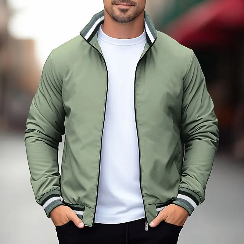 Herren Übergangsjacke mit Kragen - Sportlich & Vielseitig