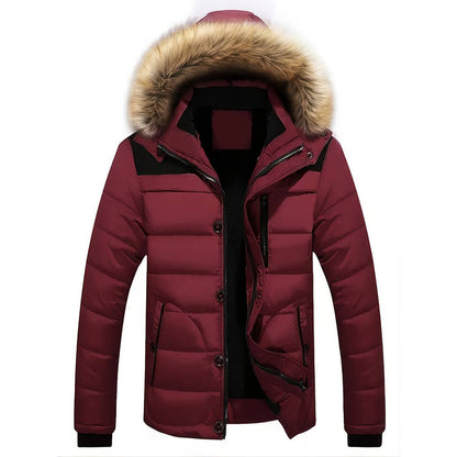 JIM - Stylischer Herrenparka mit abnehmbarer Kapuze für optimalen Komfort