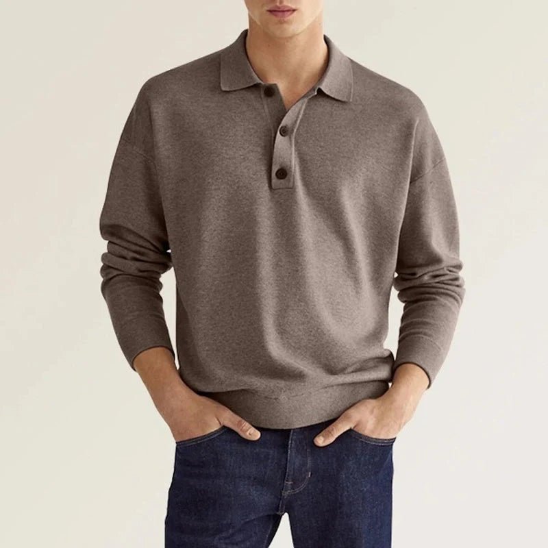 Reimar – Lässiges Langarm-Polo für Herren