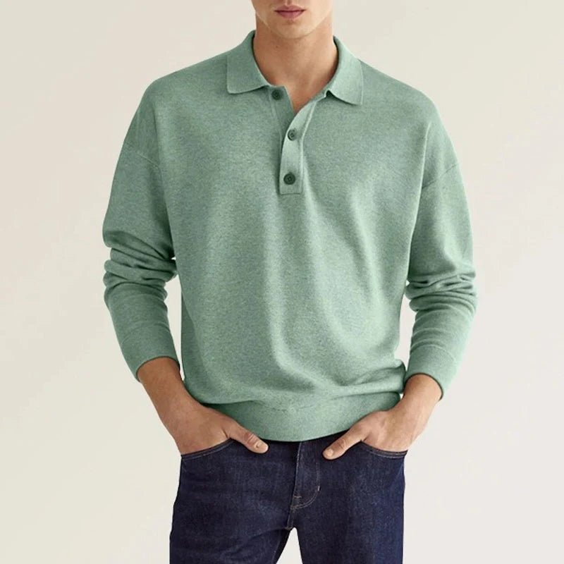 Reimar – Lässiges Langarm-Polo für Herren