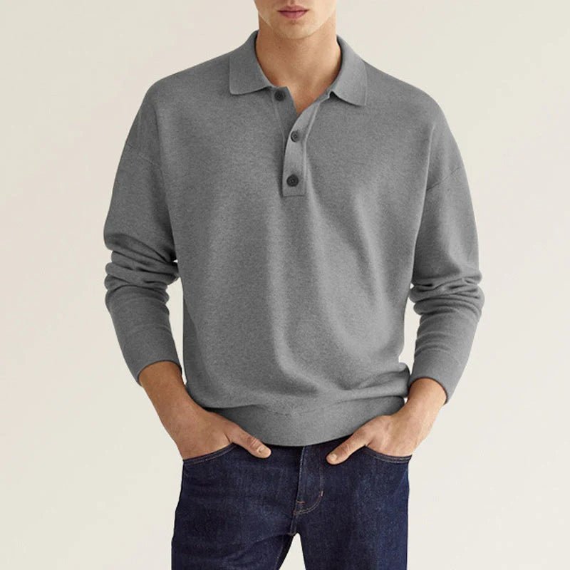 Reimar – Lässiges Langarm-Polo für Herren
