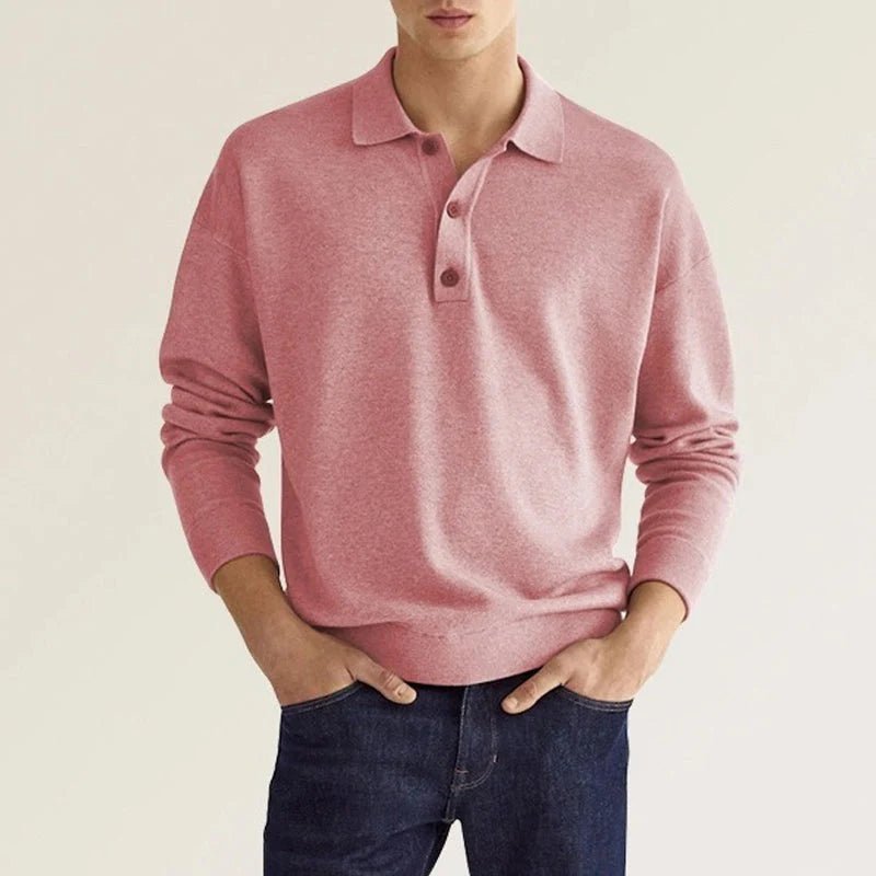 Reimar – Lässiges Langarm-Polo für Herren