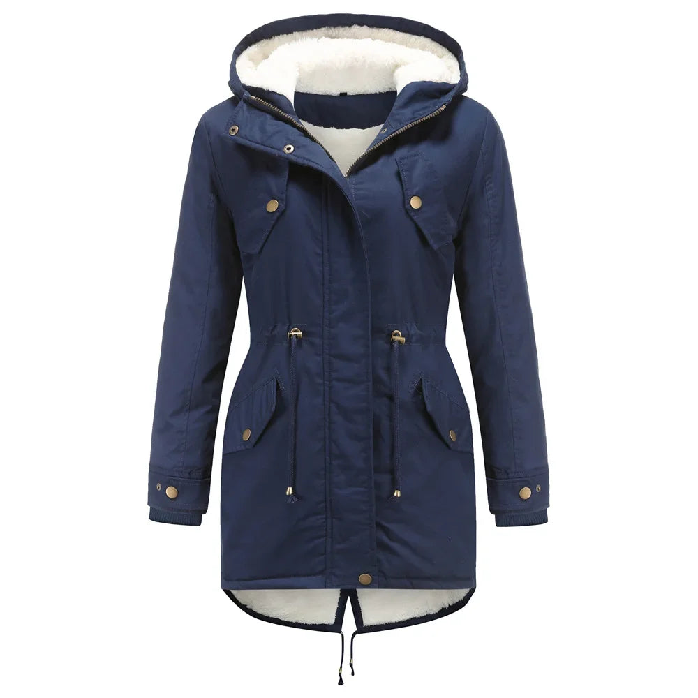Lena | Frauen Winter Parka mit kuscheligem Fleece-Futter - Ultimative Wärme und Stil