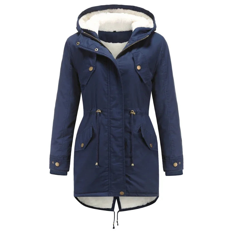 Lena | Frauen Winter Parka mit kuscheligem Fleece-Futter - Ultimative Wärme und Stil