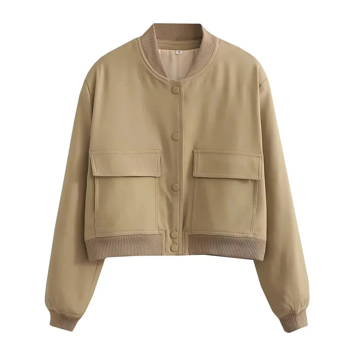 Lasanira | Weiße Premium Bomberjacke