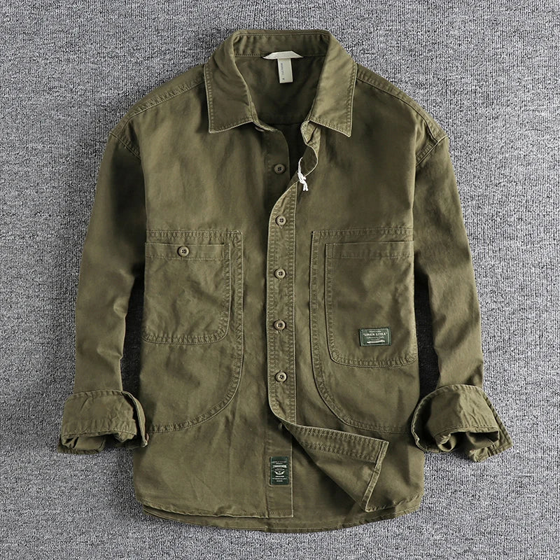 Stylisches Zeitloses Retro Hemd für Herren