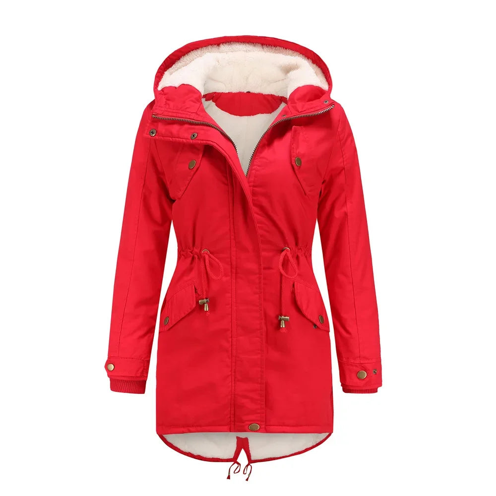 Lena | Frauen Winter Parka mit kuscheligem Fleece-Futter - Ultimative Wärme und Stil