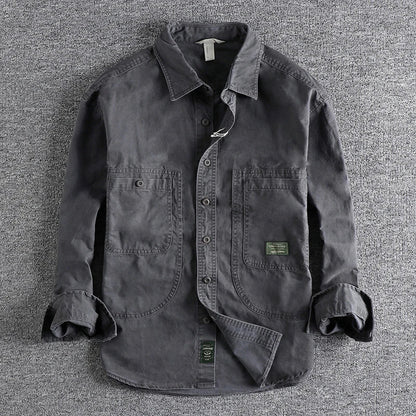 Stylisches Zeitloses Retro Hemd für Herren