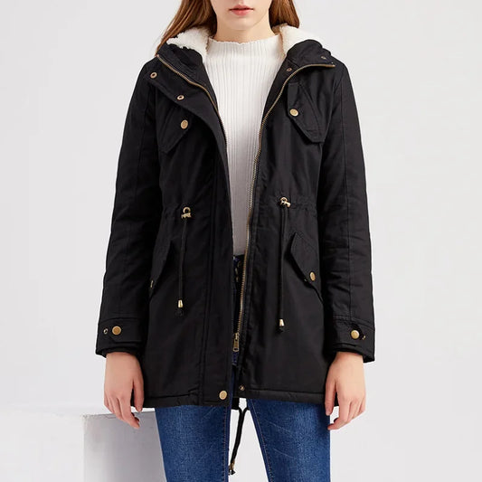 Lena | Frauen Winter Parka mit kuscheligem Fleece-Futter - Ultimative Wärme und Stil