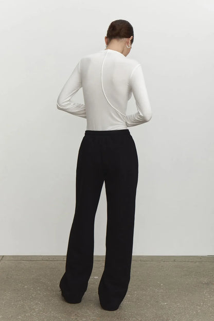 Fudus | Splice Slim Halbstehhals Langarmshirt