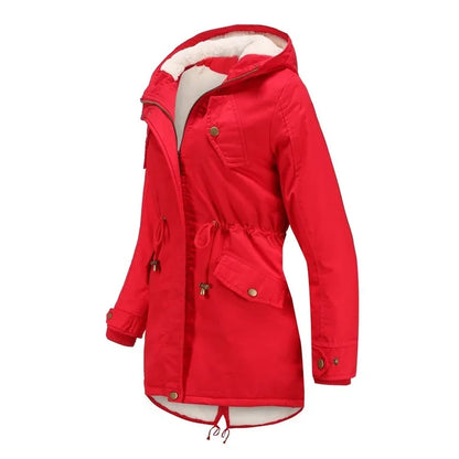 Lena | Frauen Winter Parka mit kuscheligem Fleece-Futter - Ultimative Wärme und Stil