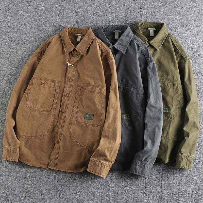 Stylisches Zeitloses Retro Hemd für Herren