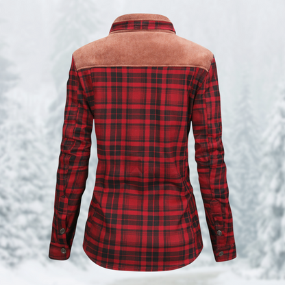 Almirae | Flanell-Wanderjacke für Frauen
