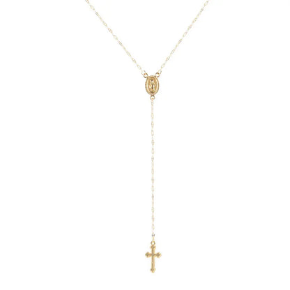 Rechel | Elegante Christliche Kreuz-Halskette