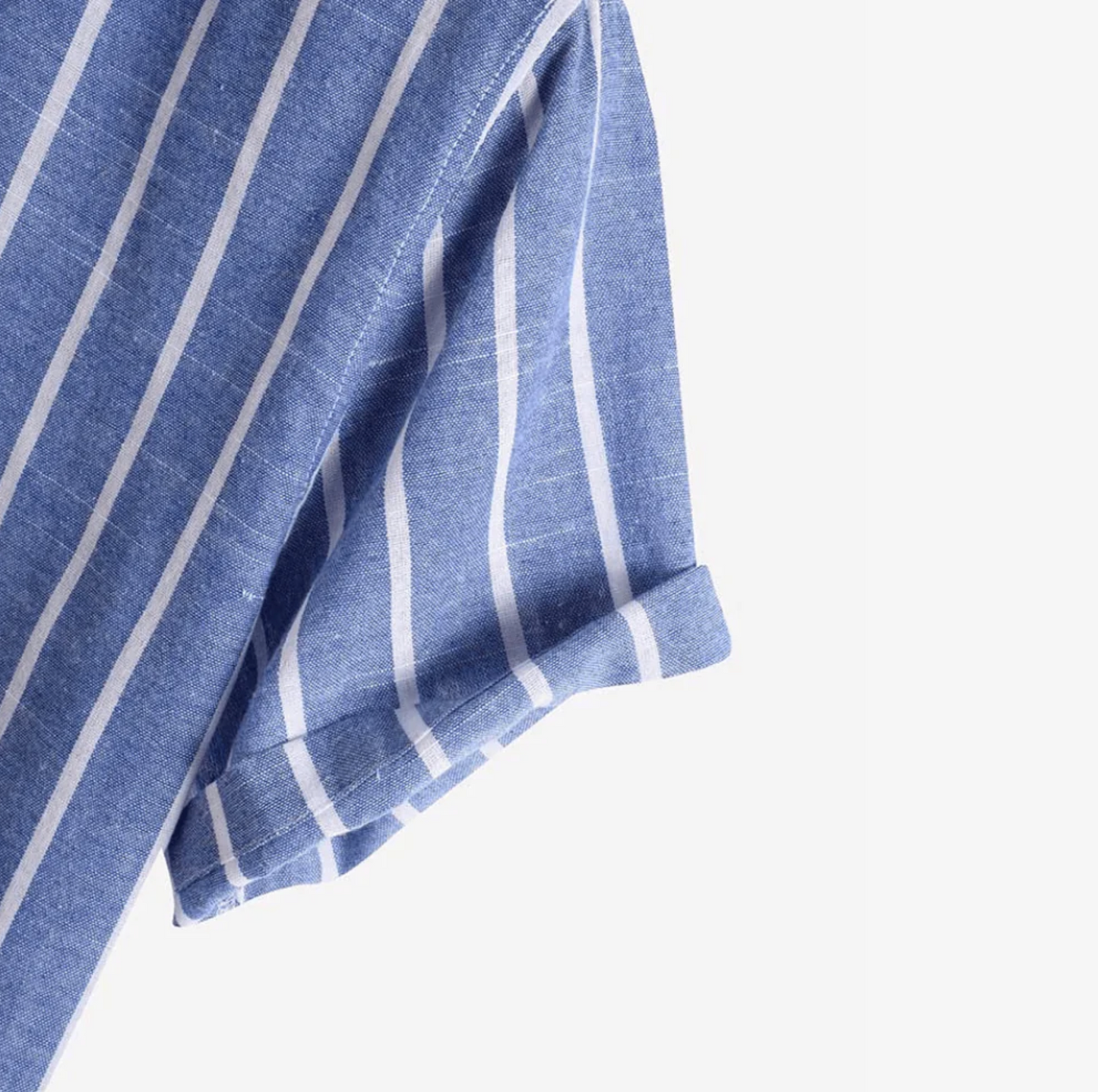 Herren Poloshirt-Hemd, gestreift und stilvoll