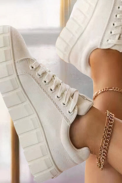 Einfarbige niedrige Turnschuhe - Tula