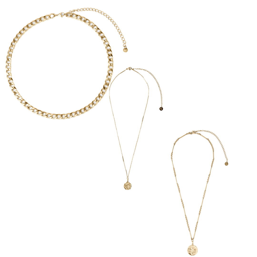 Adelheid - Mädchen Gold Halskettensets
