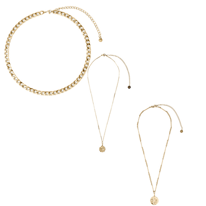 Adelheid - Mädchen Gold Halskettensets