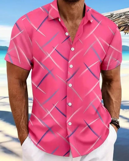 Timo- Herren-Druckerhemd für den Sommer