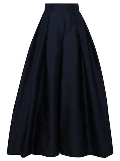 Marina - Modische Damenhose mit weitem Bein und hohem Bund