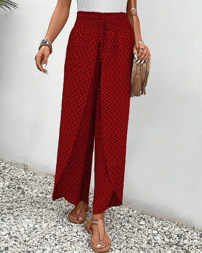 Stephanie - Stilvolle Damenhose mit modernem geometrischen Design