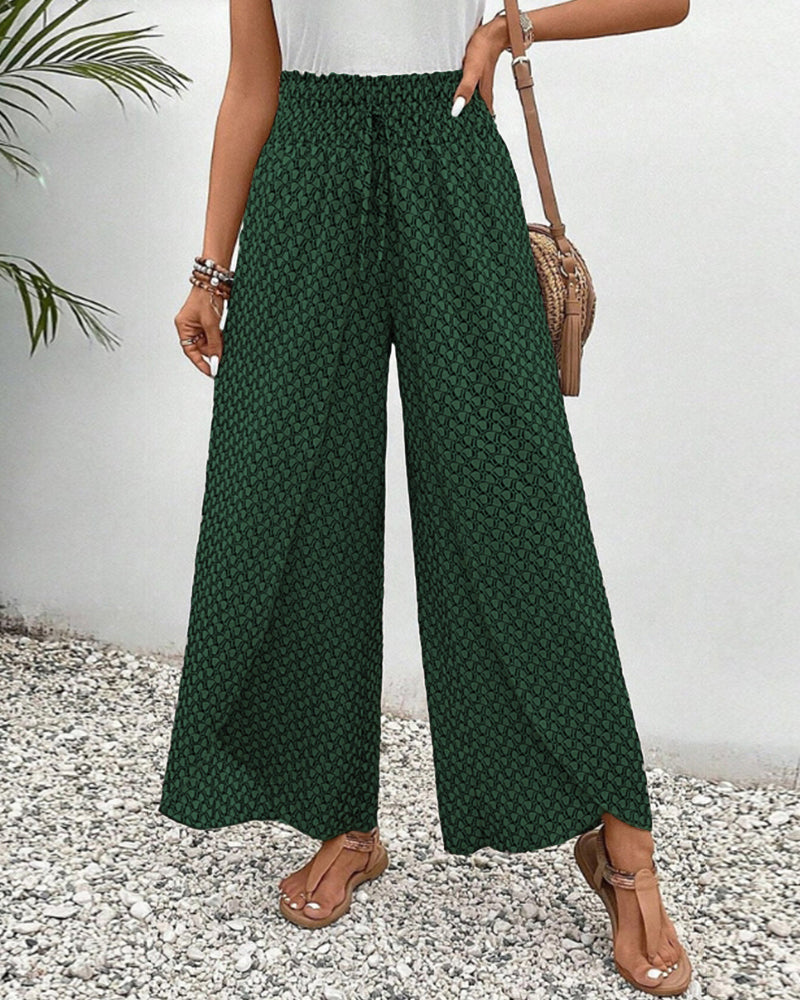 Stephanie - Stilvolle Damenhose mit modernem geometrischen Design