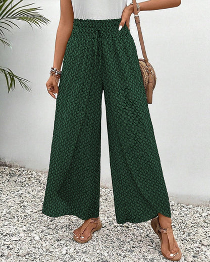 Stephanie - Stilvolle Damenhose mit modernem geometrischen Design