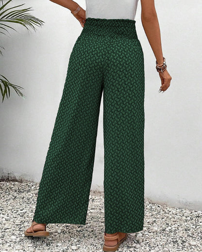 Stephanie - Stilvolle Damenhose mit modernem geometrischen Design