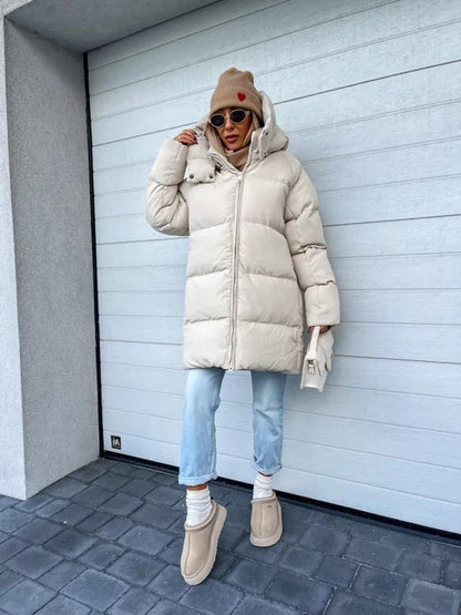 Tamara - Moderner Wintermantel für Damen mit stilvollem Rollkragen