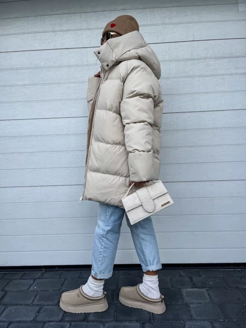 Tamara - Moderner Wintermantel für Damen mit stilvollem Rollkragen