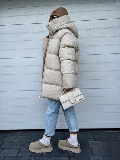 Tamara - Moderner Wintermantel für Damen mit stilvollem Rollkragen