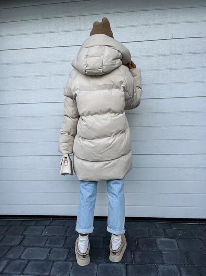 Tamara - Moderner Wintermantel für Damen mit stilvollem Rollkragen
