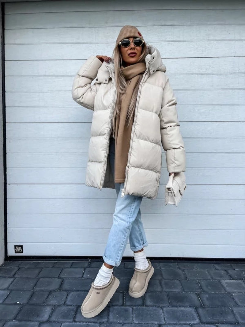 Tamara - Moderner Wintermantel für Damen mit stilvollem Rollkragen