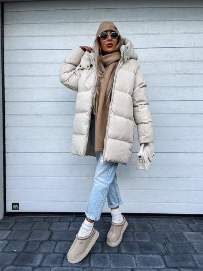 Tamara - Moderner Wintermantel für Damen mit stilvollem Rollkragen