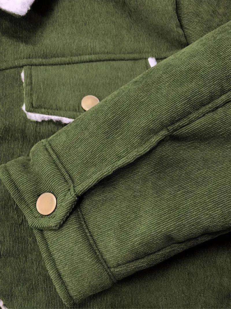 Valerie - Stylische Cordjacke mit Fleecefütterung für die kalte Jahreszeit