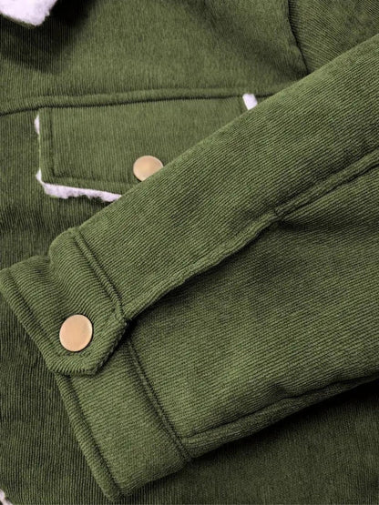 Valerie - Stylische Cordjacke mit Fleecefütterung für die kalte Jahreszeit