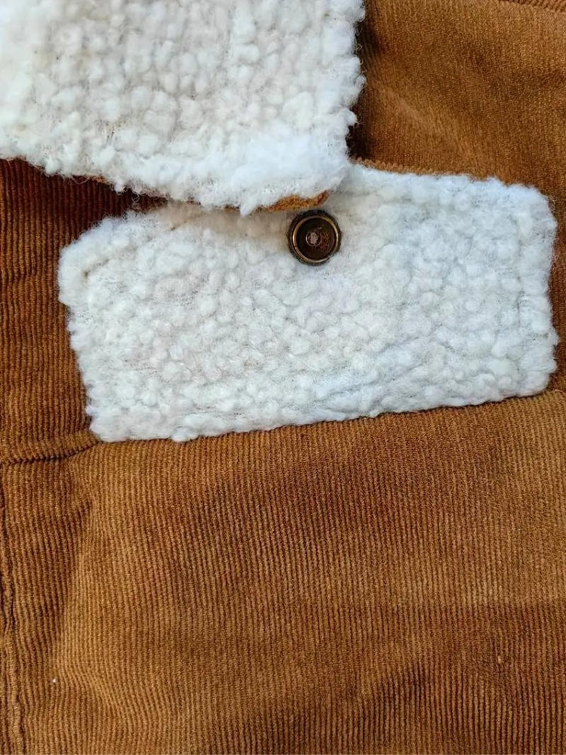 Valerie - Stylische Cordjacke mit Fleecefütterung für die kalte Jahreszeit
