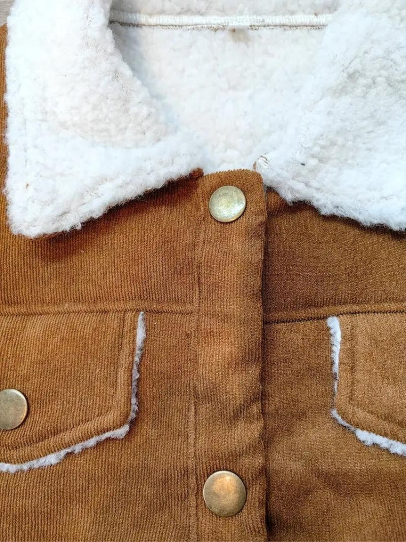 Valerie - Stylische Cordjacke mit Fleecefütterung für die kalte Jahreszeit