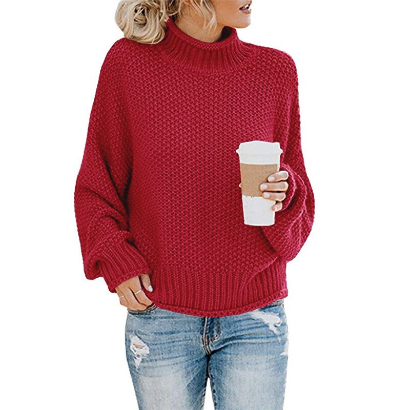 Jule - Modischer Rollkragenpullover für kalte Tage