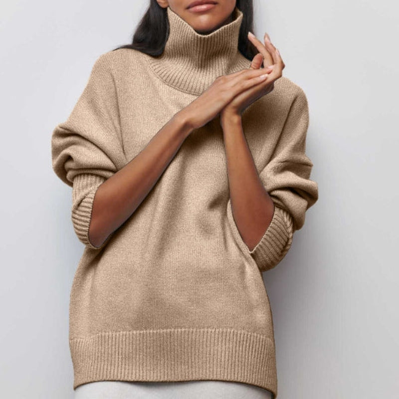 Marina - Bequemer Rollkragenpullover für stilbewusste Frauen