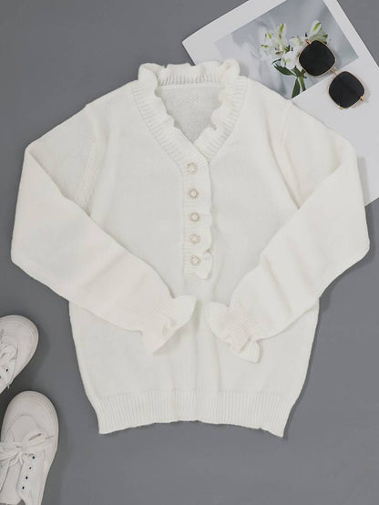 Marina - Stilvolle Damenbluse mit V-Ausschnitt und schickem Design