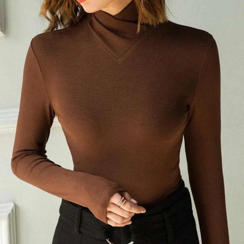 Sophie - Eleganter Rollkragenpullover für stilbewusste Frauen