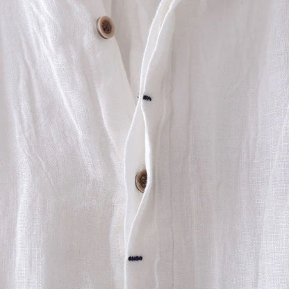 Enzo - Stylisches Leinen Herrenhemd