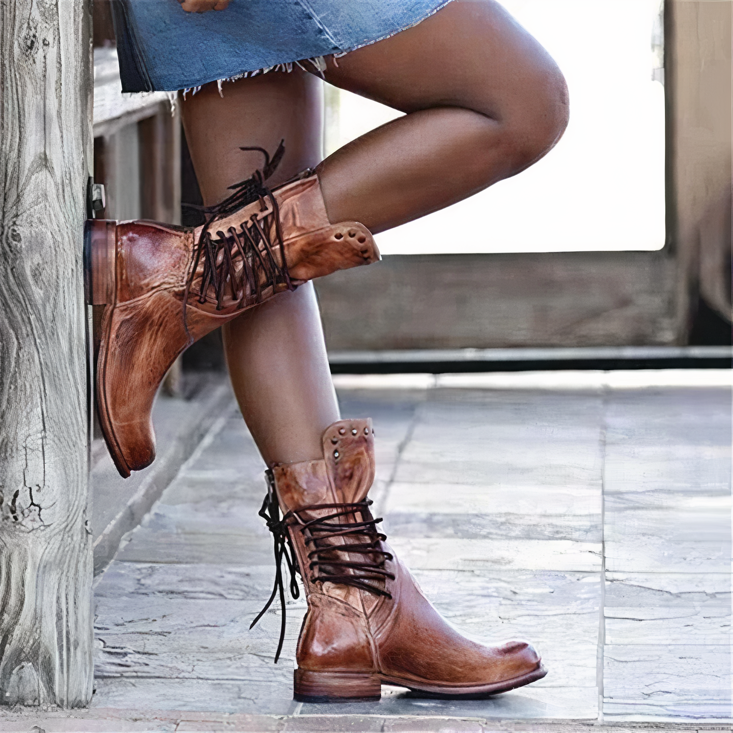 Lange Lederstiefel - Xenia