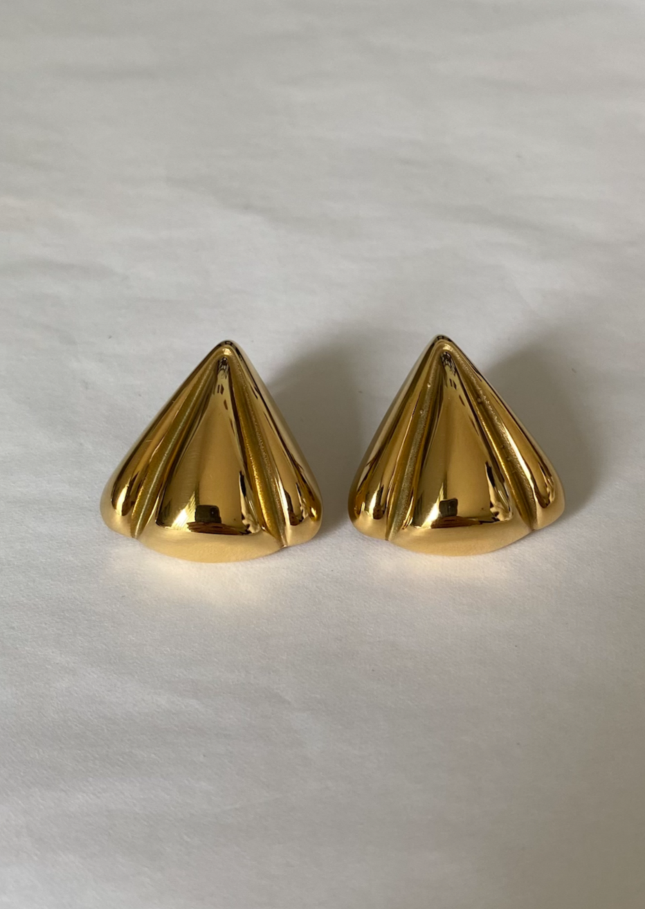 Bonafita Triangular Dome Ohrringe