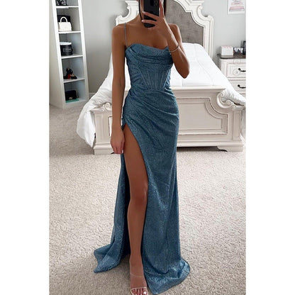 Tanya – Lässiges Damenkleid mit Schlitz