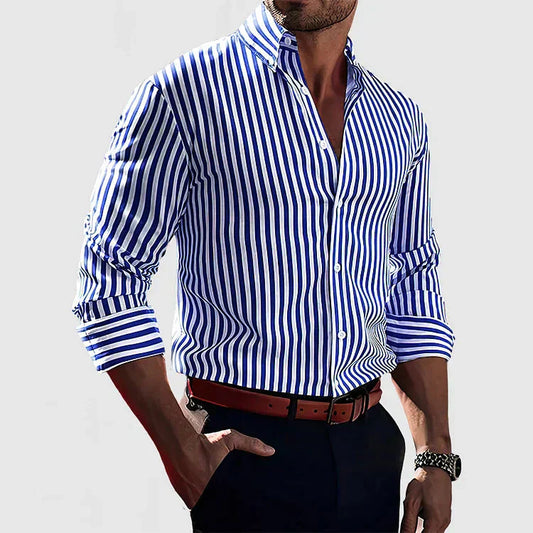 Antonio | Gestreiftes Herren hemd | Modisch, stilvoll & bequem